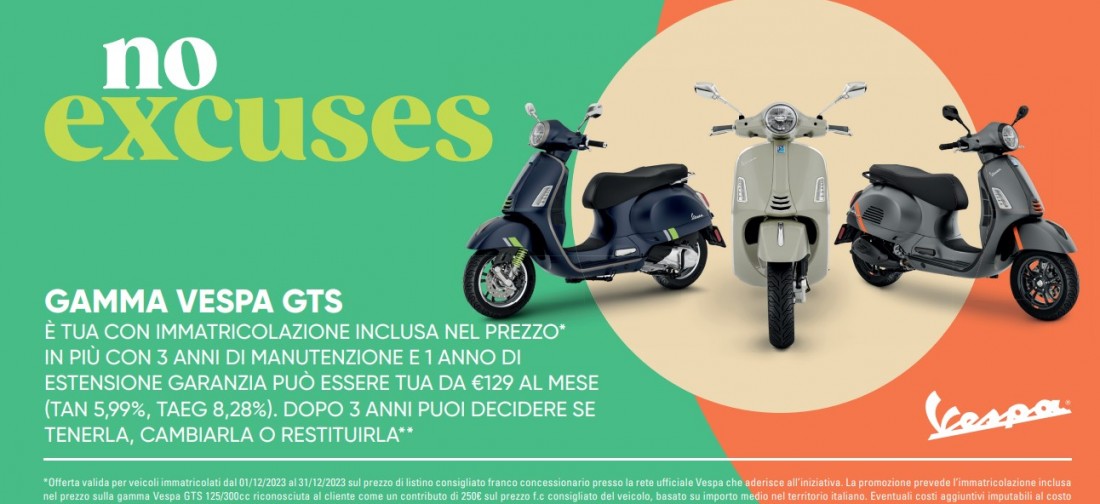 VESPA GTS DICEMBRE
