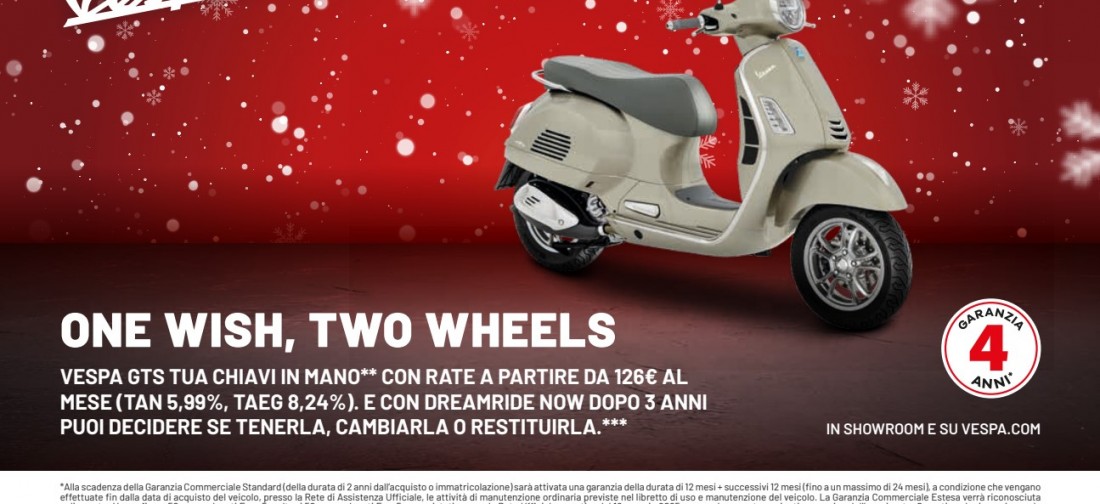 VESPA GTS DICEMBRE